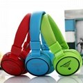 Fashion Bluetooth headphone Wireless Headset Stereo Deep Bass Headphones 3