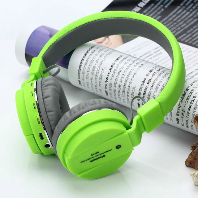 Fashion New Headband Wireless Stereo Sound Bluetooth Music Headphones Support TF 5
