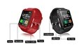 Bluetooth Smart Watch U8 Wrist Watch Fashion Digital Sport Wrist LED Watch Pair  4