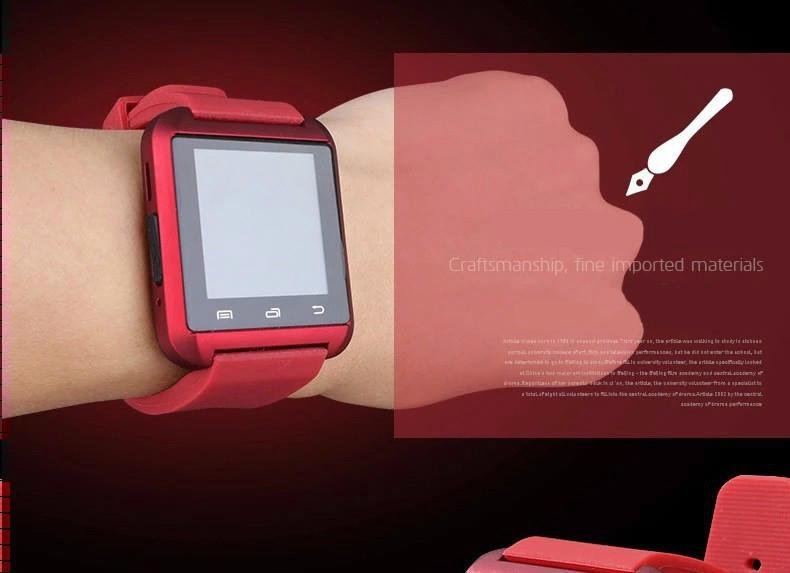 Bluetooth Smart Watch U8 Wrist Watch Fashion Digital Sport Wrist LED Watch Pair  5