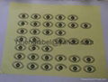 Transparent label PVC Label  Plastic round shape sticker  Packing Bottle label   2