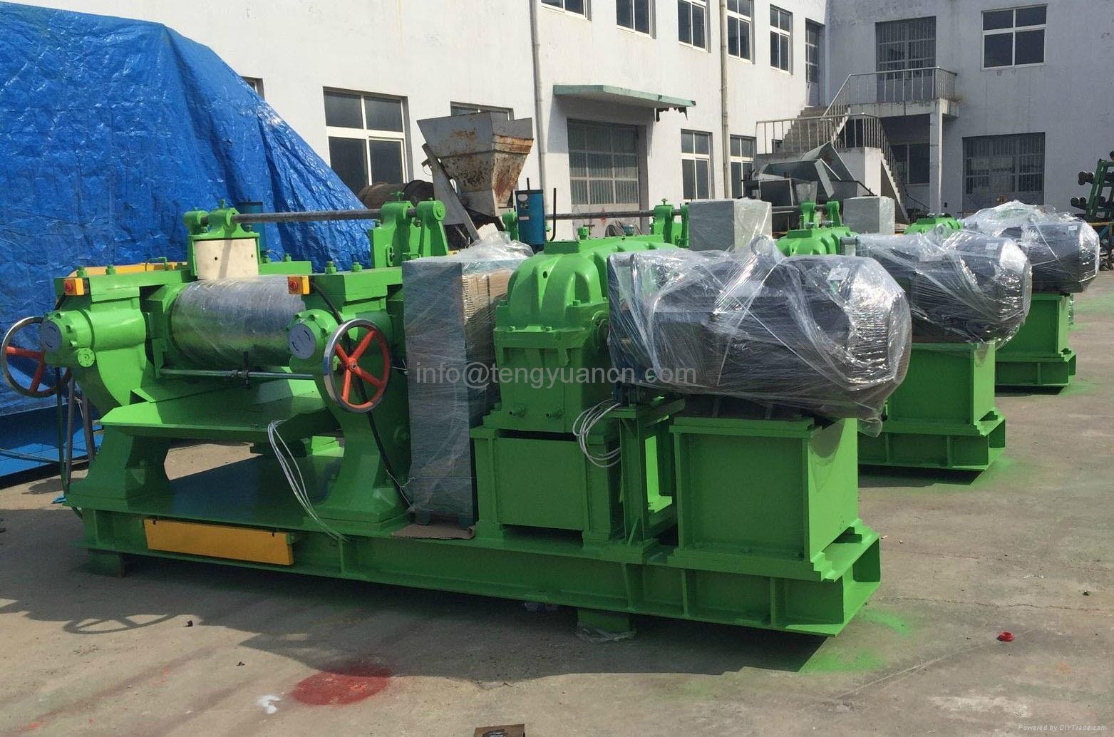 open rubber mixing mill