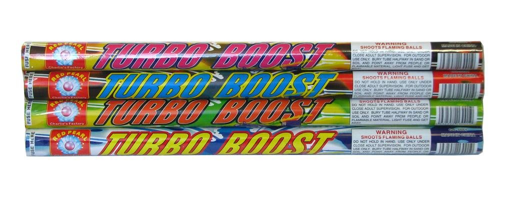 Products--CONSUMER FIREWORKS --ROMAN CANDLES --Turbo Boost 5 Sho