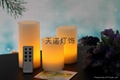 LED平口圓柱電子蠟燭燈 1