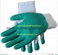 knit latex foam safety gloves 2