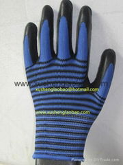 latex coated  safety glove