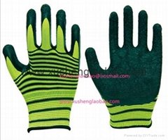 latex coated nyloyn safety glove