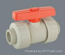 PPR double union ball valve