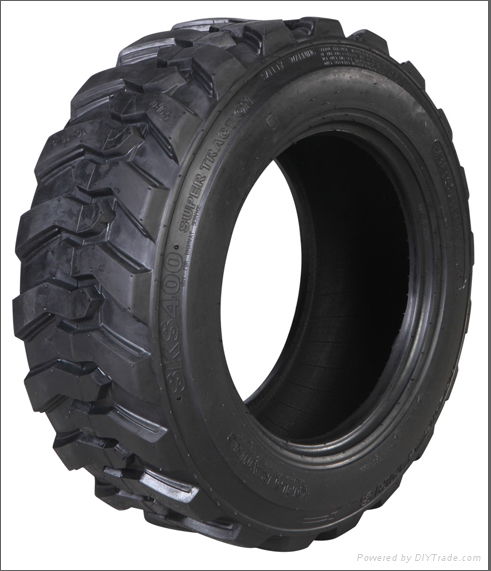 Skidsteer (Rim-Guard) tubeless tires