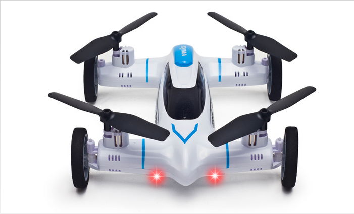 2 IN 1 2.4G RC DRONE WITH RC FLY CAR 