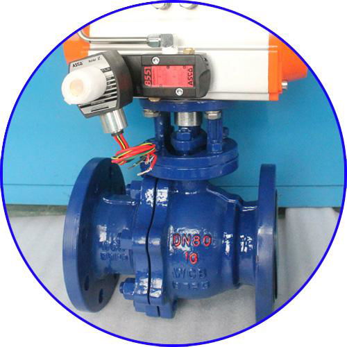 Pneumatic Two Piece Ball Valve 2