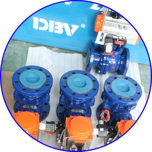 Pneumatic Two Piece Ball Valve 3