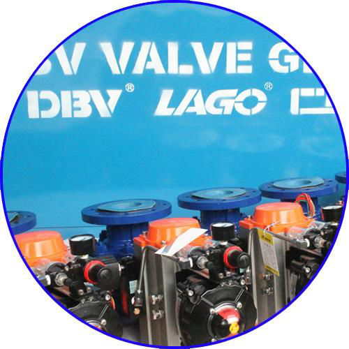 Pneumatic Two Piece Ball Valve 5