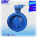 Worm Gear QT450 Flange Triple Eccentric Butterfly Valve