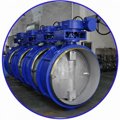 Worm Gear Class150 Buttwelding Triple Offset Butterfly Valves