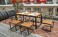 出产餐厅实木桌椅 美式复古餐桌椅