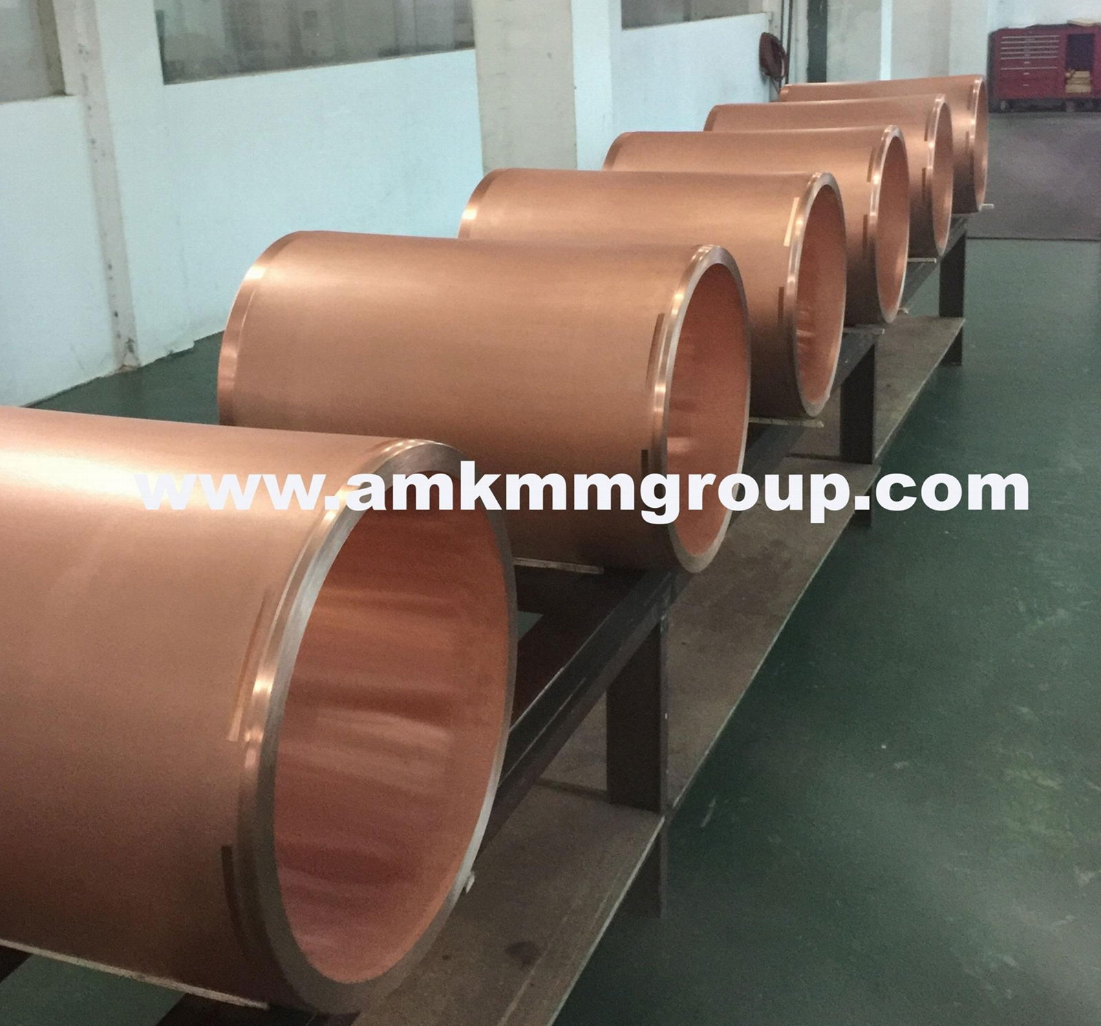 Round copper mould tubes