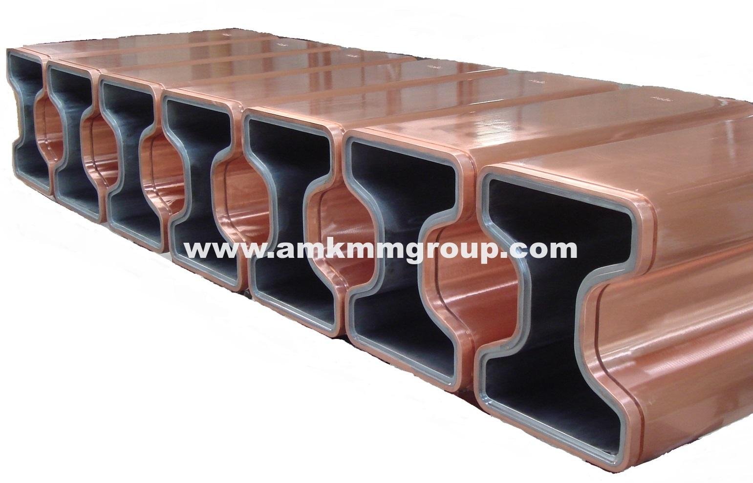 Beam blank CCM copper mould tube