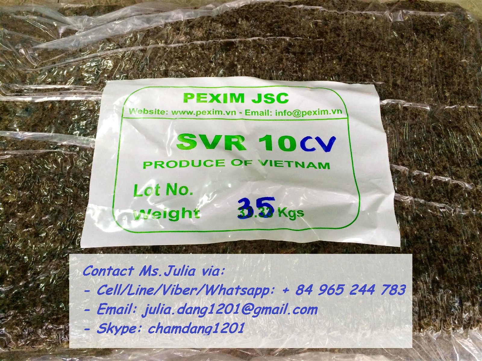 Natural Rubber SVR 10CV 5