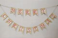 Factory direct sale burlap Christmas garland Christmas decoration