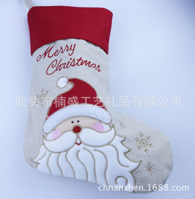 生产定制圣诞袜 圣诞节装饰品 糖袋 酒瓶衣 Christmas Stockings 2