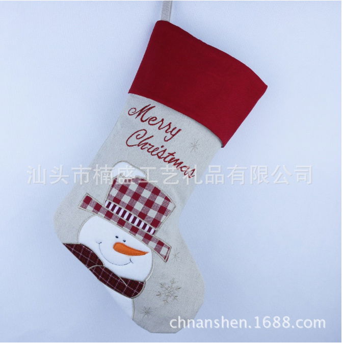 生产定制圣诞袜 圣诞节装饰品 糖袋 酒瓶衣 Christmas Stockings 4