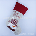 生產定製聖誕襪 聖誕節裝飾品 糖袋 酒瓶衣 Christmas Stockings 4