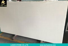 Pure White Quartz Stone Slabs for Countertop Vanity Top