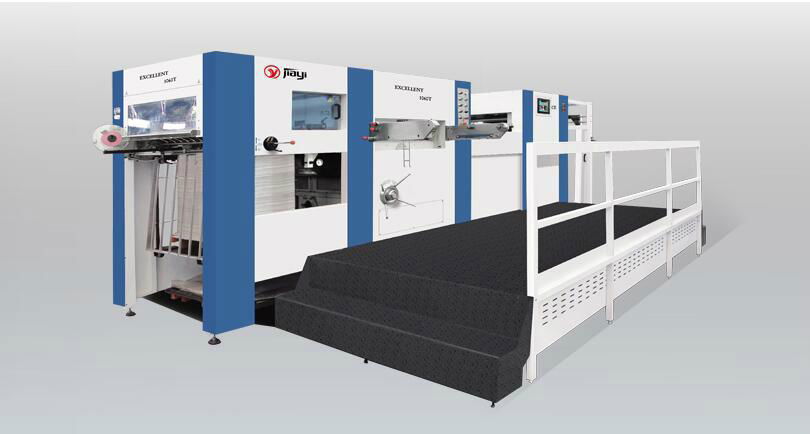 Automatic die cutting machine with stripping 2