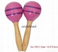 Musical toys,wooden maracas orff instruments wholesale 5
