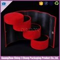 gift boxes Classic Velvet Engagement Ring Box jewelry box magnetic 2