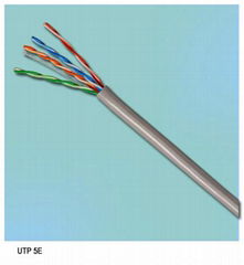 Network cable 4*2*24AWG UTP CAT5 with BC conductor