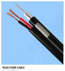 High data rate RG59 with power cable for