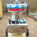 vacuum pump milking machine with single bucket for cow/goat