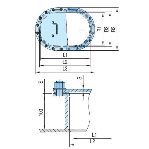 Marine Watertight Hatch Cover