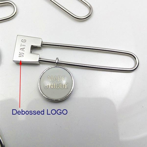    Customized Safety Pin with Logo Tag