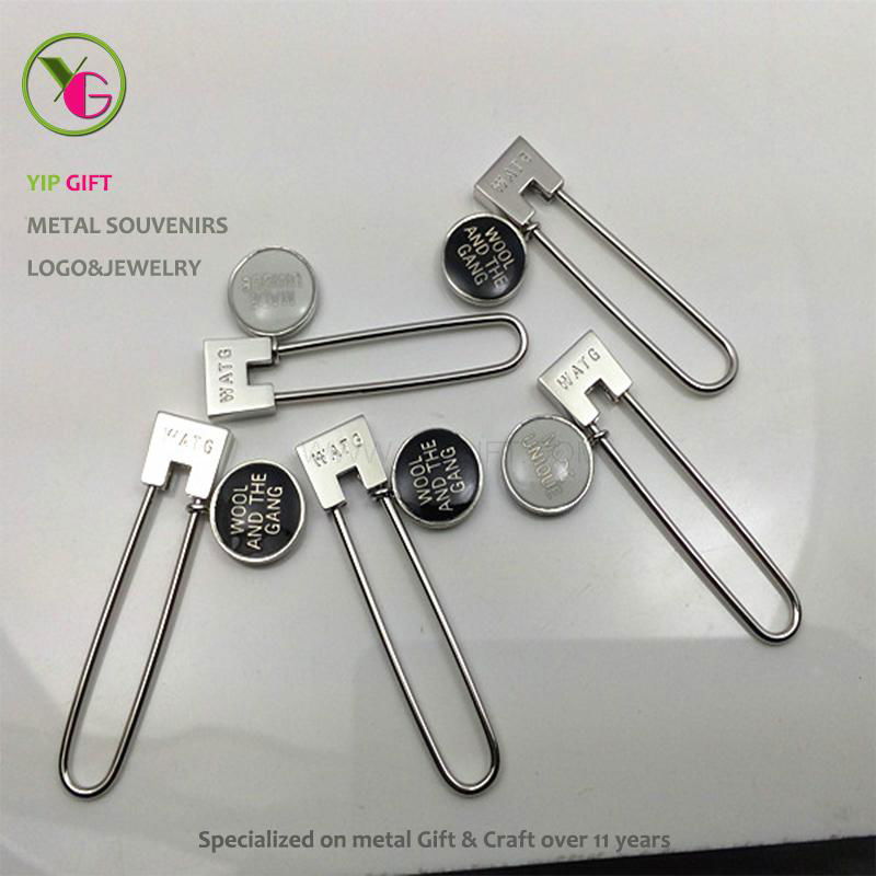    Customized Safety Pin with Logo Tag 2