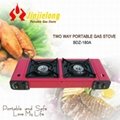 gas cooker double gas burner  2