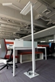 Uispair Modern Office 10W 32V Thin Rectangular Steel Base Aluminium Alloy LED La 5