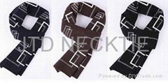 Silk brushed scarves