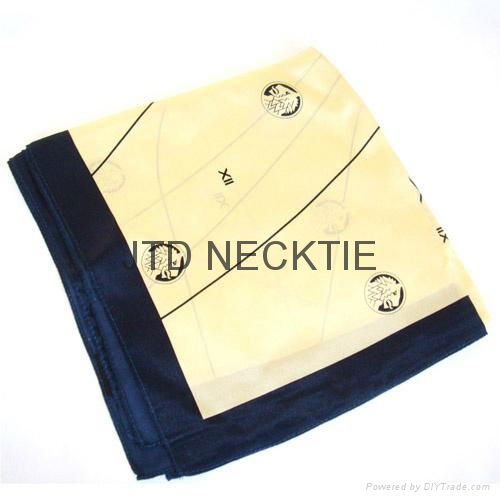 Custom silk polyester scarves 2