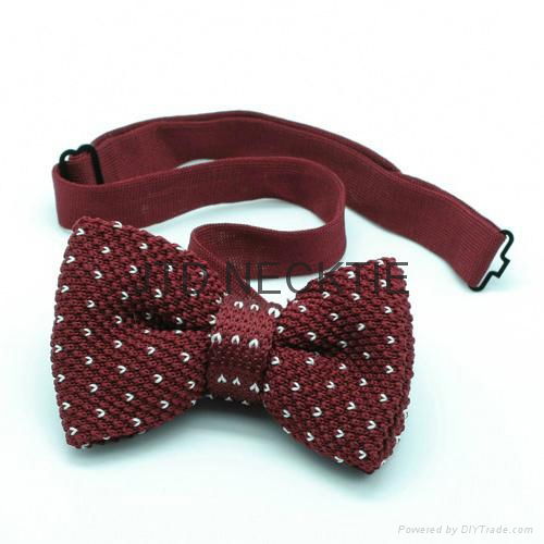 Polyester knitted bowties 3