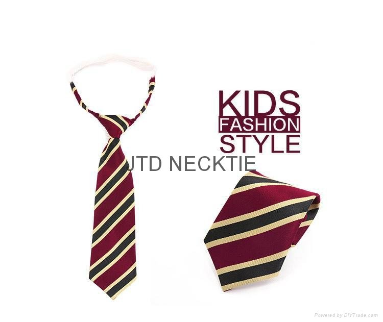 Kids polyester elastic ties 2