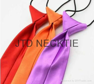 Solid children elastic neckties 2