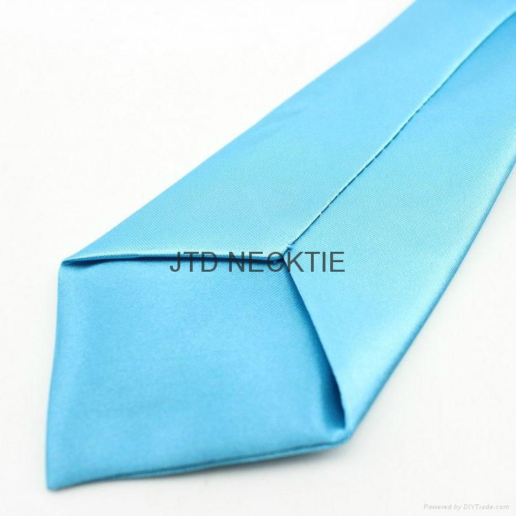 Solid children elastic neckties 3