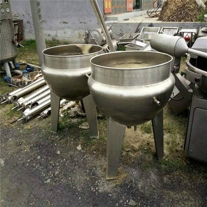 出售二手800L不锈钢夹层锅 5