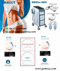 GOMECY 2021 new high intensity emsculpting hiemt muscle stimulator 4 handles bod