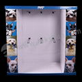 3 Sides Promotional Cardboard Pallet Display For Pet Garment