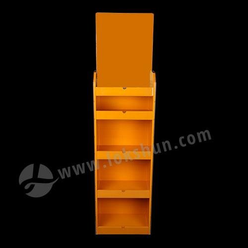 High Quality Customized Rotating Wooden Beer Display rack MDF Beverage Display S