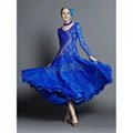 Taior-Made Royal Blue Ballroom Dance Dress Ballroom Gown Standard Dress Smooth  1